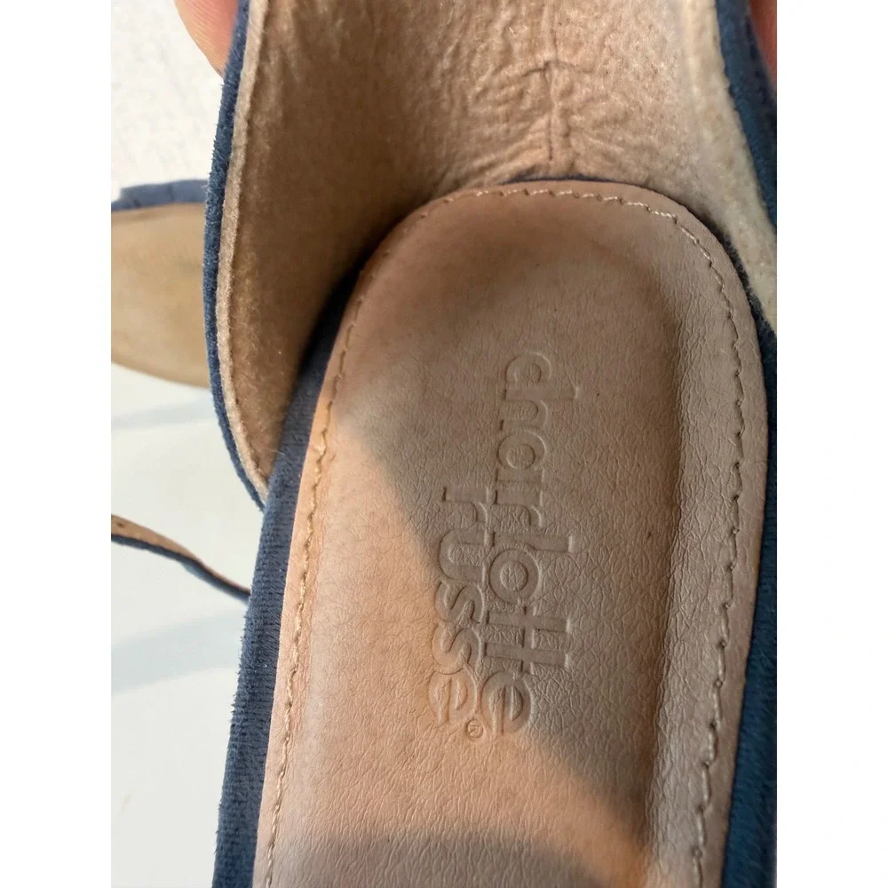 Charlotte Russe open toe‎ ankle strap heels women size 9